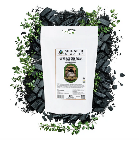Amazonian Dark Earth Biochar & Minerals Organic Soil Amendment Fertilizer