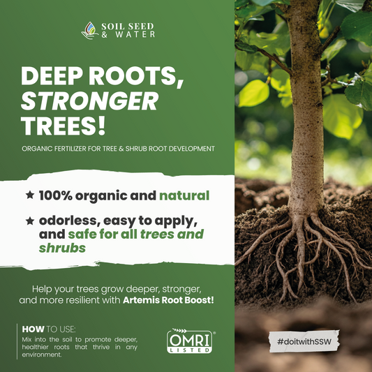Artemis RootBoost Concentrated Organic Soil Amendment Fertilizer for Trees & Shrubs