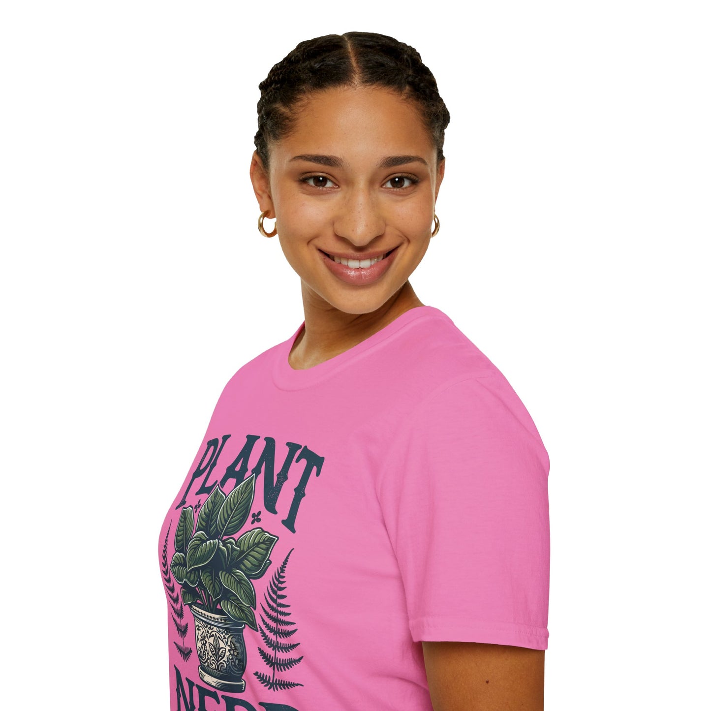 Plant Nerd T-Shirt | Vintage Potted Houseplant Illustration