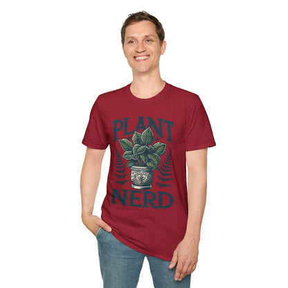 Plant Nerd T-Shirt | Vintage Potted Houseplant Illustration