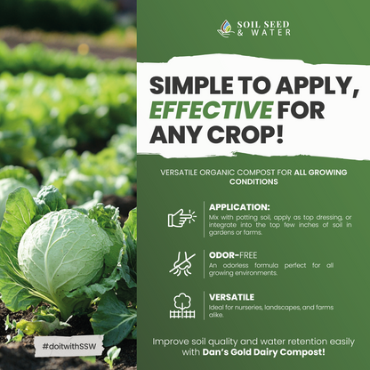 Compost - Simon's Gold Organic Dairy Compost