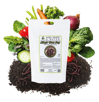 Mikey's Worm Poop Organic Dairy Vermicompost Worm Castings
