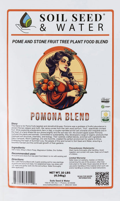 Pomona Blend Concentrated Organic Soil Amendment Fertilizer for Pome & Stone Fruit Trees