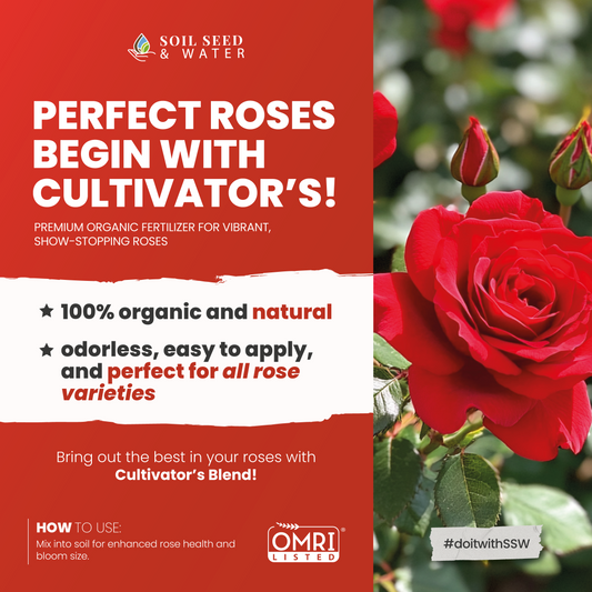 Cultivator's Rose Blend Concentrated Organic Soil Amendment Fertilizer