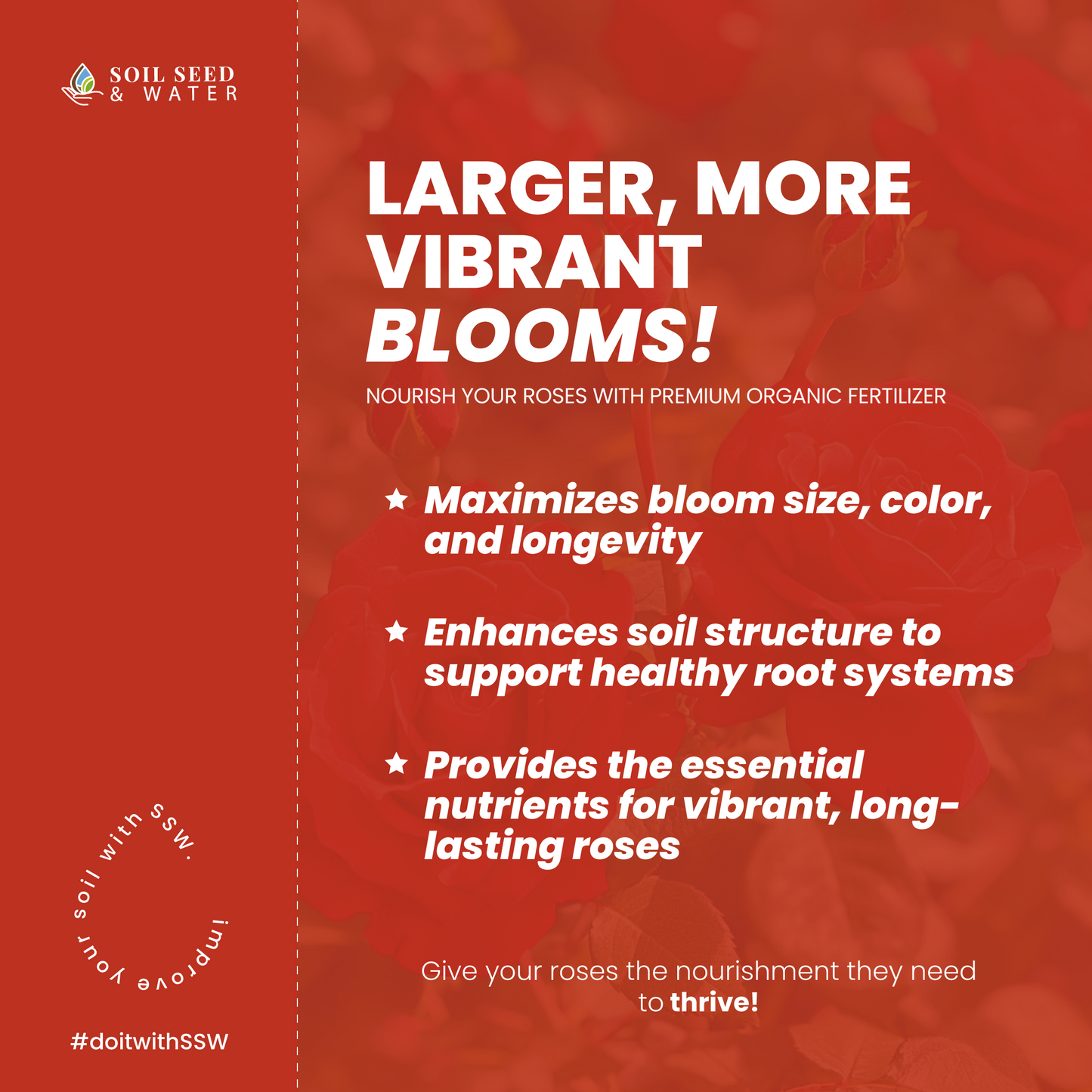 Cultivator's Rose Blend Concentrated Organic Soil Amendment Fertilizer