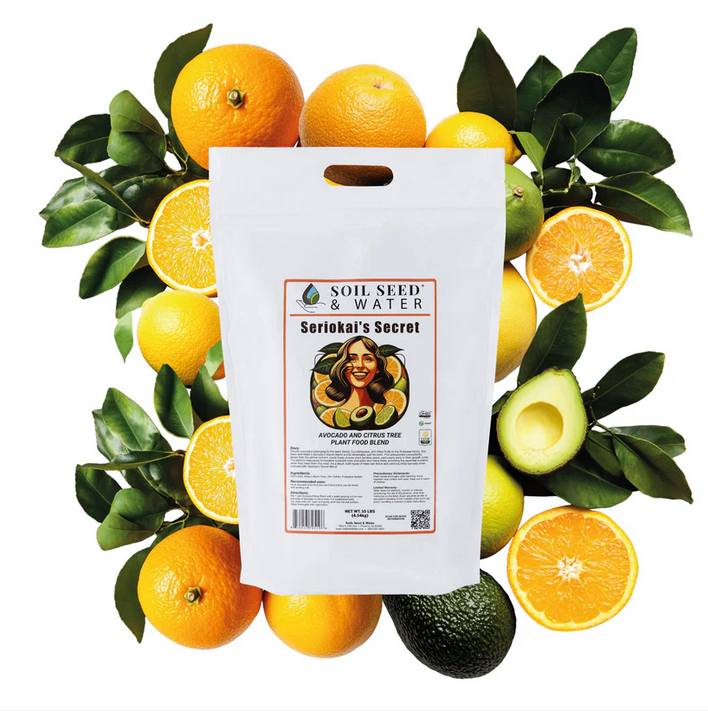 Seriokai's Secret Blend Concentrated Organic Soil Amendment Fertilizer for Avocado and Citrus Trees