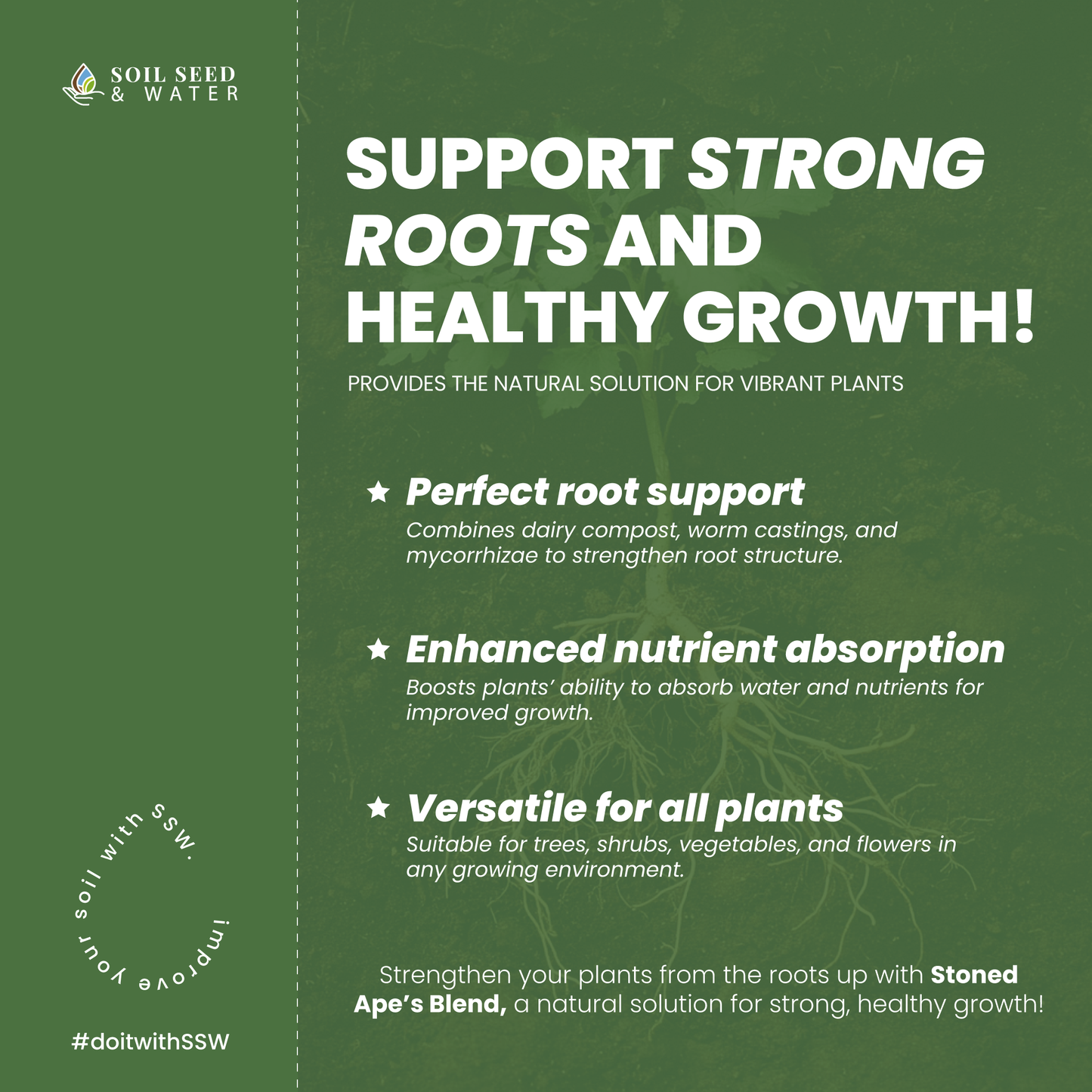 Stoned Ape's Blend Concentrated Organic Soil Amendment Fertilizer and Mycorrhizal Root Enhancer